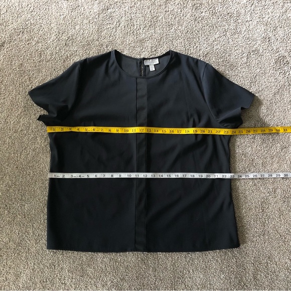 ICO Uniforms Top Blouse XL Elegance Line Front Decor Workwear Classic Career - Picture 4 of 11